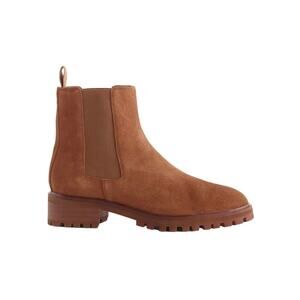 Quince Brown Cinnamon Suede Chelsea Ankle Boots New Size 6